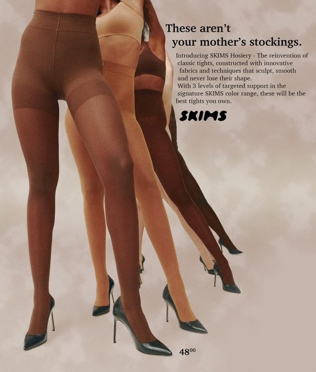 Kim's @skims Hosiery Collection is AVAILABLE NOW! These tights